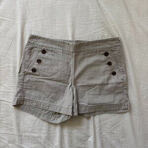 Jcrew Khaki Button Shorts